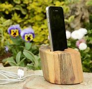 Image result for Wooden iPhone Charging Station