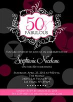 Image result for 50th Birthday Invitations