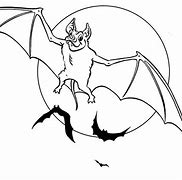 Image result for Simple Bat Coloring Page