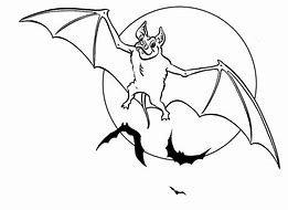 Image result for Bats to Color and Print