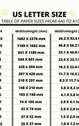 Image result for letters paper sizes