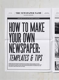 Image result for Create Your Own Newspaper Template