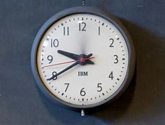 Image result for Vintage IBM Electric Wall Clock