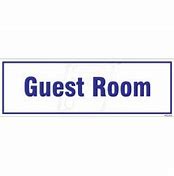 Image result for Guest Room 16 X 4 Metal Sign
