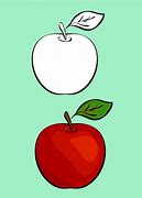 Image result for Apple Drawing for Kids Easy