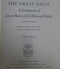 Image result for Great Books of the Western World Syntopicon