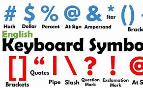 Image result for Sign Symbol On Keyboard