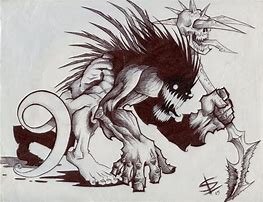 Image result for L Monster Art Drawings
