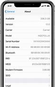 Image result for Imei Number Back of iPod