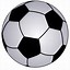 Image result for White Soccer Ball Clip Art