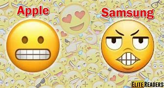 Image result for Samsung Emojis vs Apple Emojis