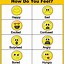 Image result for How Are You Feeling Chart with Cartoon Character