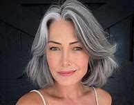 Image result for Makeup for Women with Gray Hair