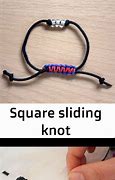 Image result for Sliding Square Knot Bracelet