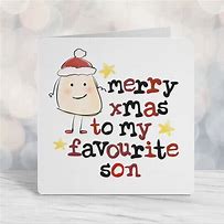 Image result for Funny Christmas Card for Son