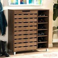 Image result for Hidden Shoe Storage Cabinet