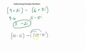 Image result for How to Subtract Complex Numbers