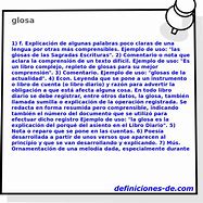 Image result for glosa