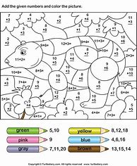 Image result for Color by Number for Kids 3rd Grade