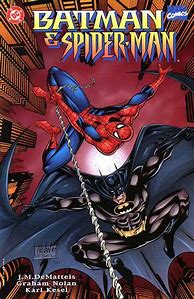 Image result for Spider-Man and Batman Crossover Comic