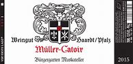 Image result for Muller Catoir Haardter Muskateller Trocken