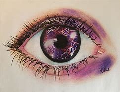 Image result for Lighting Purple Eyes Cartoon