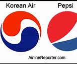 Image result for Korean Air vs Pepsi Logo
