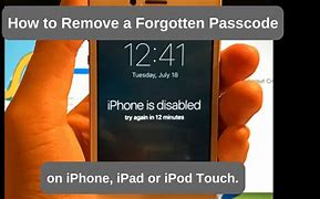 Image result for iPod Touch Disabled Forgot Password