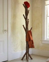 Image result for Wooden Tree Coat Hanger