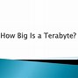 Image result for Terabyte Size Real