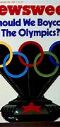 Image result for Boycott Olympics Newspaper Cut