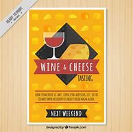 Image result for Wine and Cheese Flyer Template