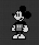 Image result for Black and White Pixeled B