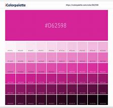 Image result for Pink Shades Color Chart