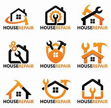 Image result for Cartoon Home Repair Logos