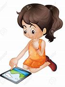 Image result for iPad Girls Clip Art