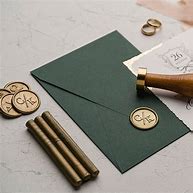 Image result for Black Envelopes with Wax Seal