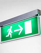 Image result for Illuminated Fire Exit Signs