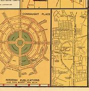 Image result for Old Delhi and New Delhi Map