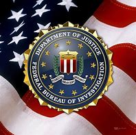 Image result for FBI Logo with American Flag