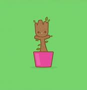 Image result for Dancing Baby Groot in Pot