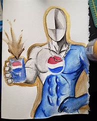 Image result for Pepsi Man Art
