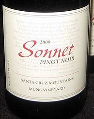 Image result for Sonnet Pinot Noir Muns