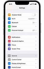 Image result for Settings in iPhone