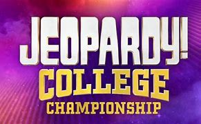 Image result for Jeopardy College Championship Logo