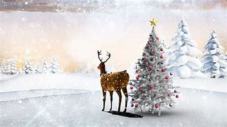 Image result for Christmas Deer Wallpaper