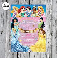 Image result for Disney Princess Personalized Invitations
