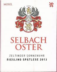 Image result for Selbach Oster Zeltinger Sonnenuhr Riesling Spatlese *