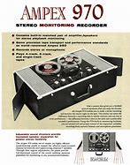 Image result for Ampex Reel Tape Recorder 960