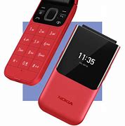 Image result for Nokia 2720 Flip Phone Silver